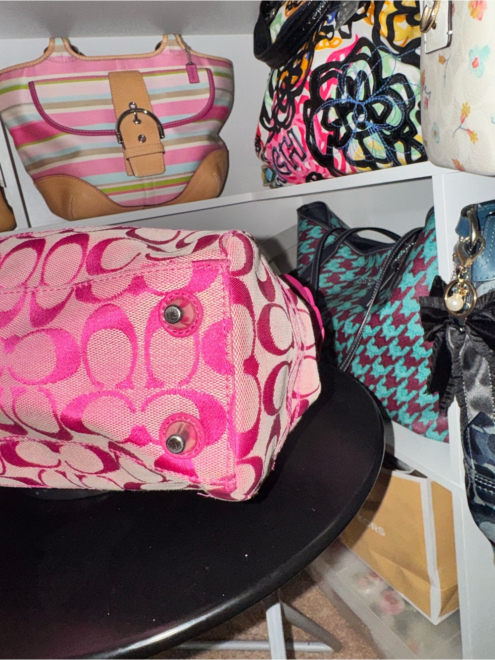 Coach 2009 Pink Hampton Satchel - Picture 8 of 10